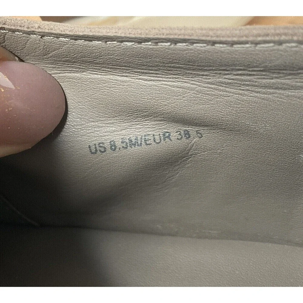 Vince‎ Gray Zip Front Slip On Platform Sneaker Women 8.5M China Nubuck/Leather